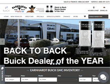 Tablet Screenshot of earnhardtgmcbuick.com